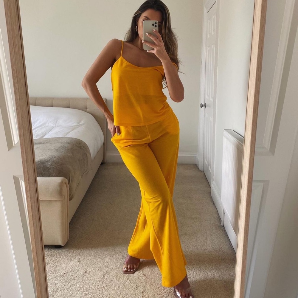 Zara Orange Tank top with pants